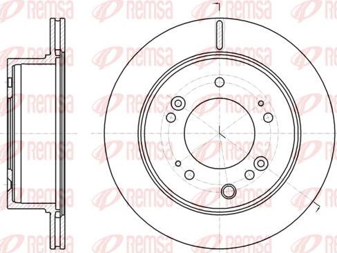 Kawe 61306 10 - Тормозной диск autospares.lv