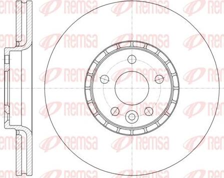 Kawe 61319 10 - Тормозной диск autospares.lv