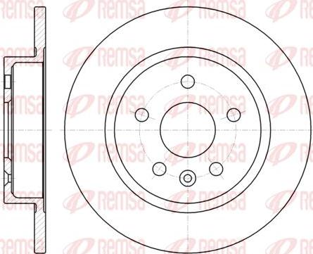 Kawe 61316 00 - Тормозной диск autospares.lv