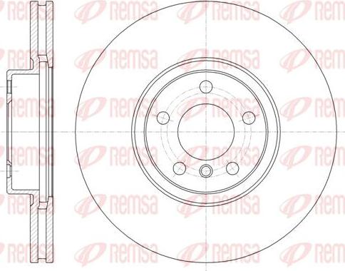 Kawe 61335 10 - Тормозной диск autospares.lv