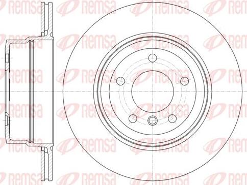 Kawe 61336 10 - Тормозной диск autospares.lv