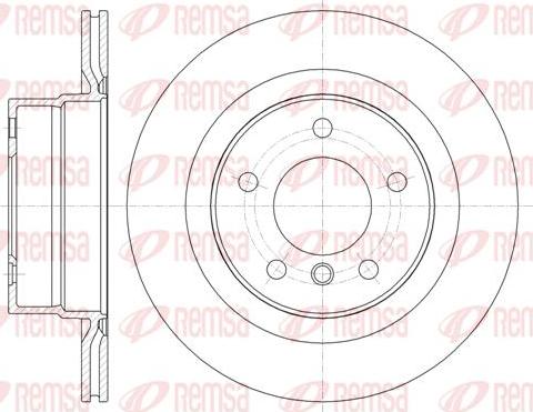 Kawe 61338 10 - Тормозной диск autospares.lv