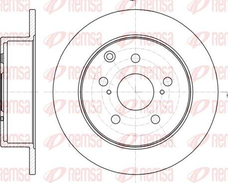 Kawe 61324 00 - Тормозной диск autospares.lv