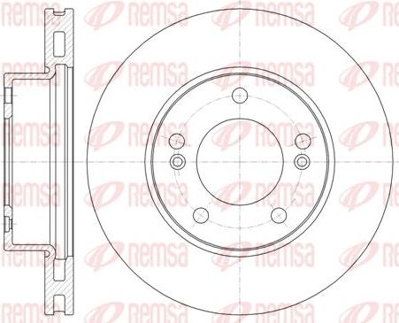 Kawe 61323 10 - Тормозной диск autospares.lv