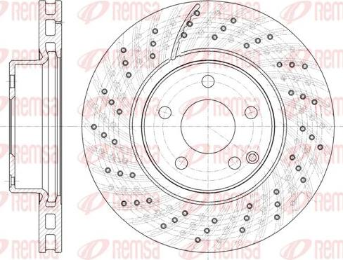 Kawe 61322 10 - Тормозной диск autospares.lv