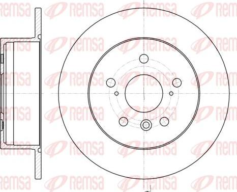 Remsa 61327.00 - Тормозной диск autospares.lv