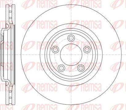 Kawe 61374 10 - Тормозной диск autospares.lv