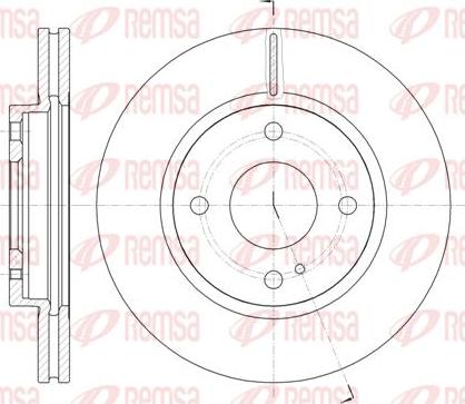 Kawe 61299 10 - Тормозной диск autospares.lv