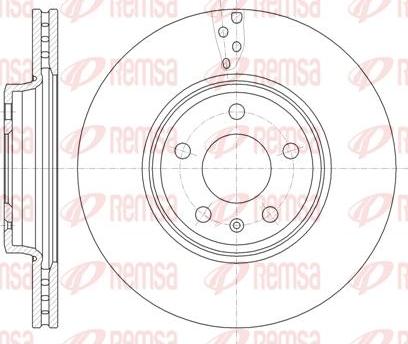 Kawe 61292 10 - Тормозной диск autospares.lv