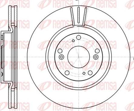 Kawe 61297 10 - Тормозной диск autospares.lv