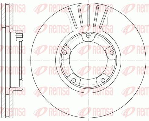 Kawe 61247 10 - Тормозной диск autospares.lv