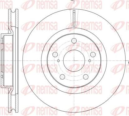 Kawe 61259 10 - Тормозной диск autospares.lv