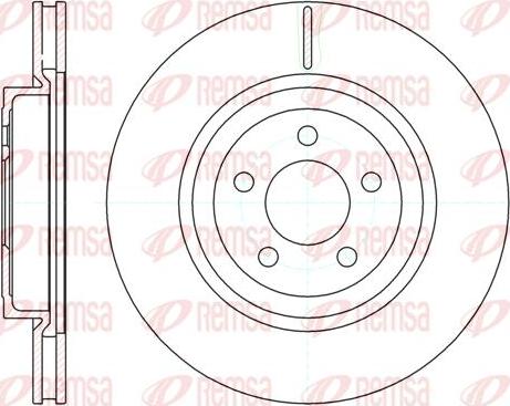 Kawe 61269 10 - Тормозной диск autospares.lv