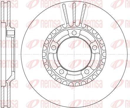 Kawe 61260 10 - Тормозной диск autospares.lv