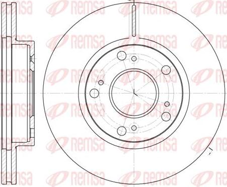 Kawe 61263 10 - Тормозной диск autospares.lv