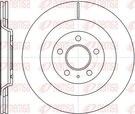 Kawe 61267 10 - Тормозной диск autospares.lv