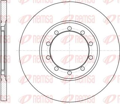 Kawe 61201 00 - Тормозной диск autospares.lv