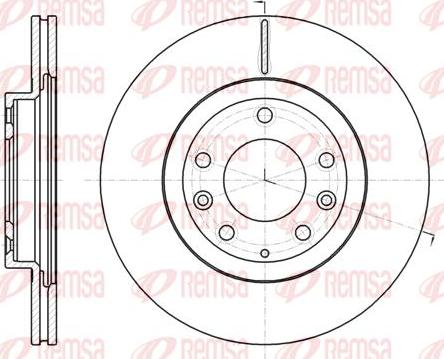 Kawe 61215 10 - Тормозной диск autospares.lv