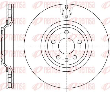 Kawe 61213 10 - Тормозной диск autospares.lv