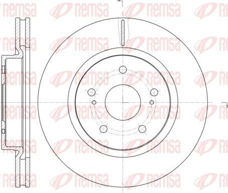 Kawe 61212 10 - Тормозной диск autospares.lv