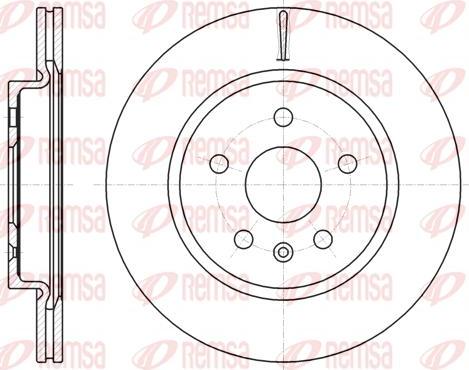 KRAFT AUTOMOTIVE 6051654 - Тормозной диск autospares.lv