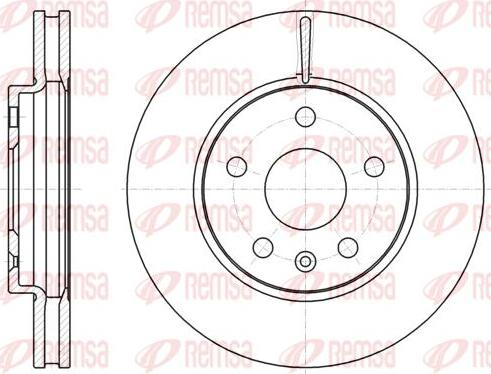 Kawe 61285 10 - Тормозной диск autospares.lv