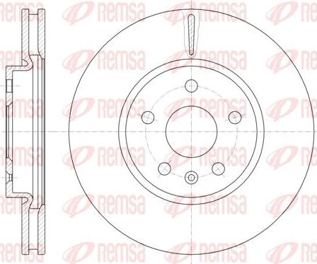 Kawe 61286 10 - Тормозной диск autospares.lv