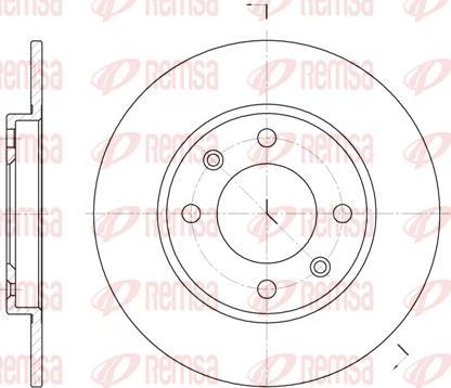 Kawe 6128 00 - Тормозной диск autospares.lv