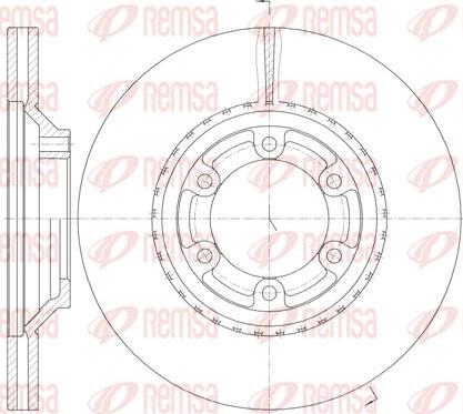 Kawe 61288 10 - Тормозной диск autospares.lv