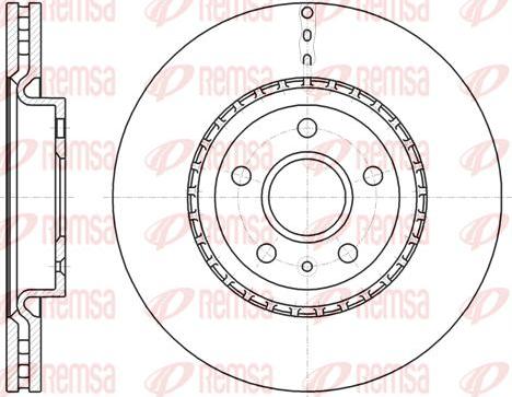 Kawe 61283 10 - Тормозной диск autospares.lv