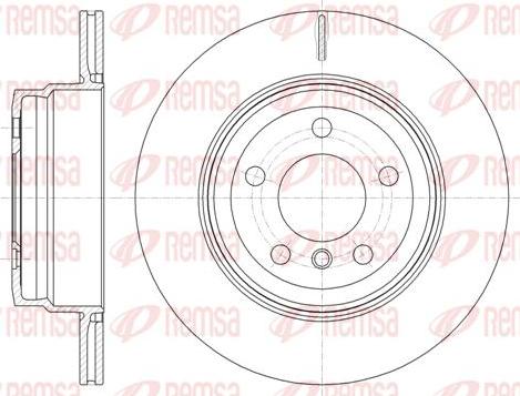 Kawe 61287 10 - Тормозной диск autospares.lv