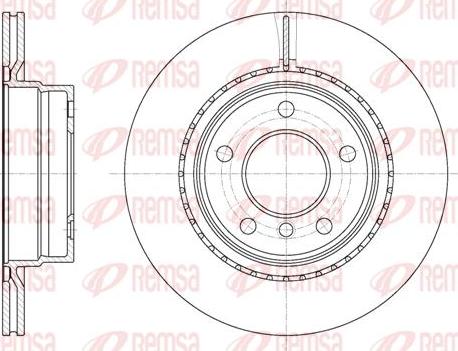 Kawe 61231 10 - Тормозной диск autospares.lv