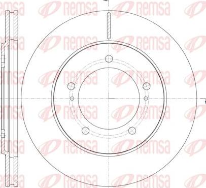 Kawe 61233 10 - Тормозной диск autospares.lv