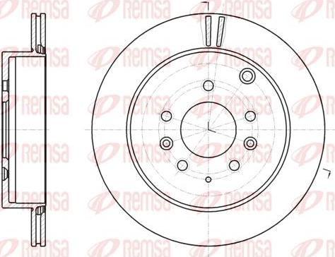 Kawe 61237 10 - Тормозной диск autospares.lv