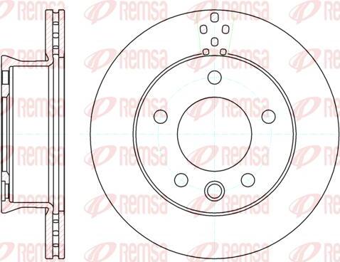 Kawe 61275 10 - Тормозной диск autospares.lv