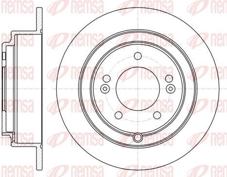 Kawe 61276 00 - Тормозной диск autospares.lv