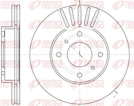 Kawe 6179 10 - Тормозной диск autospares.lv