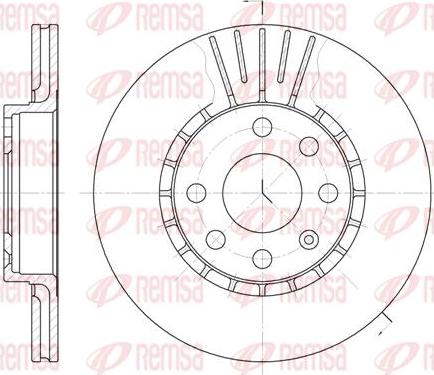 Kawe 6174 10 - Тормозной диск autospares.lv