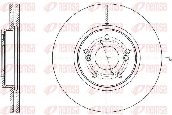 DJ Parts BD3007 - Тормозной диск autospares.lv