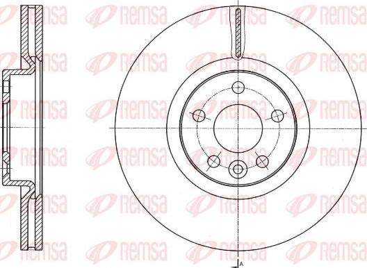 Kawe 61764 10 - Тормозной диск autospares.lv