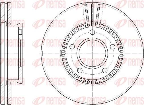 Kawe 6892 10 - Тормозной диск autospares.lv