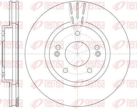 Kawe 6897 10 - Тормозной диск autospares.lv