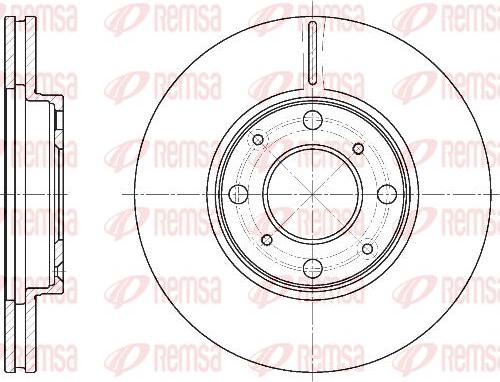 Walburg WBD1070 - Тормозной диск autospares.lv