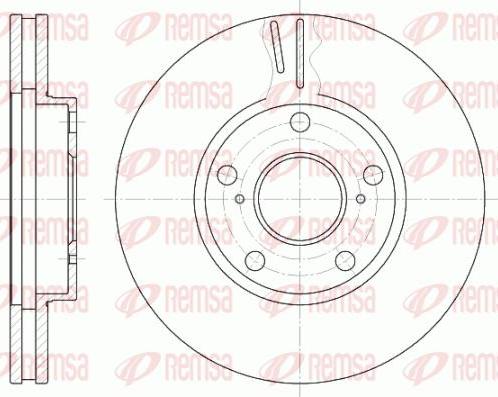 Kawe 6842 10 - Тормозной диск autospares.lv