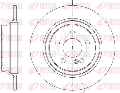 Kawe 6864 00 - Тормозной диск autospares.lv