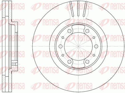 Kawe 6868 10 - Тормозной диск autospares.lv