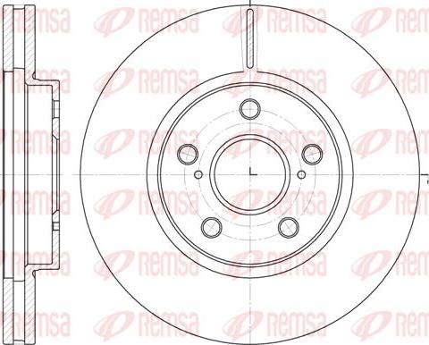 Kawe 6862 10 - Тормозной диск autospares.lv