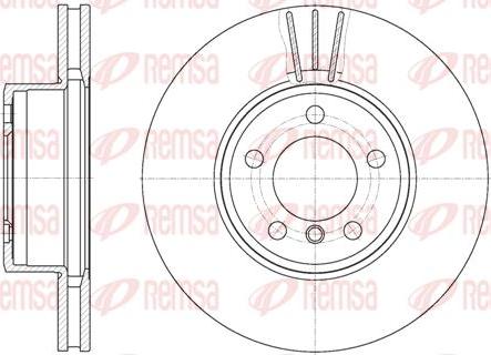 Kawe 6867 10 - Тормозной диск autospares.lv