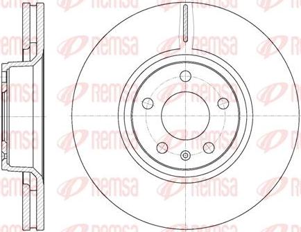 Kawe 6807 10 - Тормозной диск autospares.lv