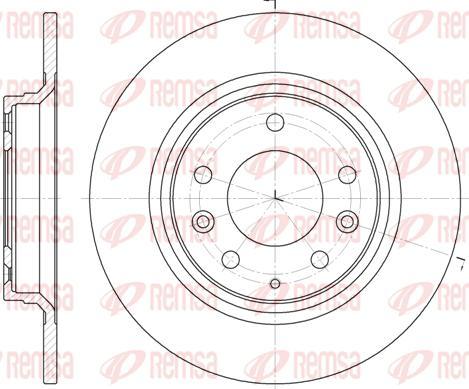 Kawe 6881 00 - Тормозной диск autospares.lv